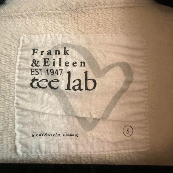 Frank & Eileen Tee Lab asymmetrical zip-up sweatshirt Size small - Picture 4 of 4